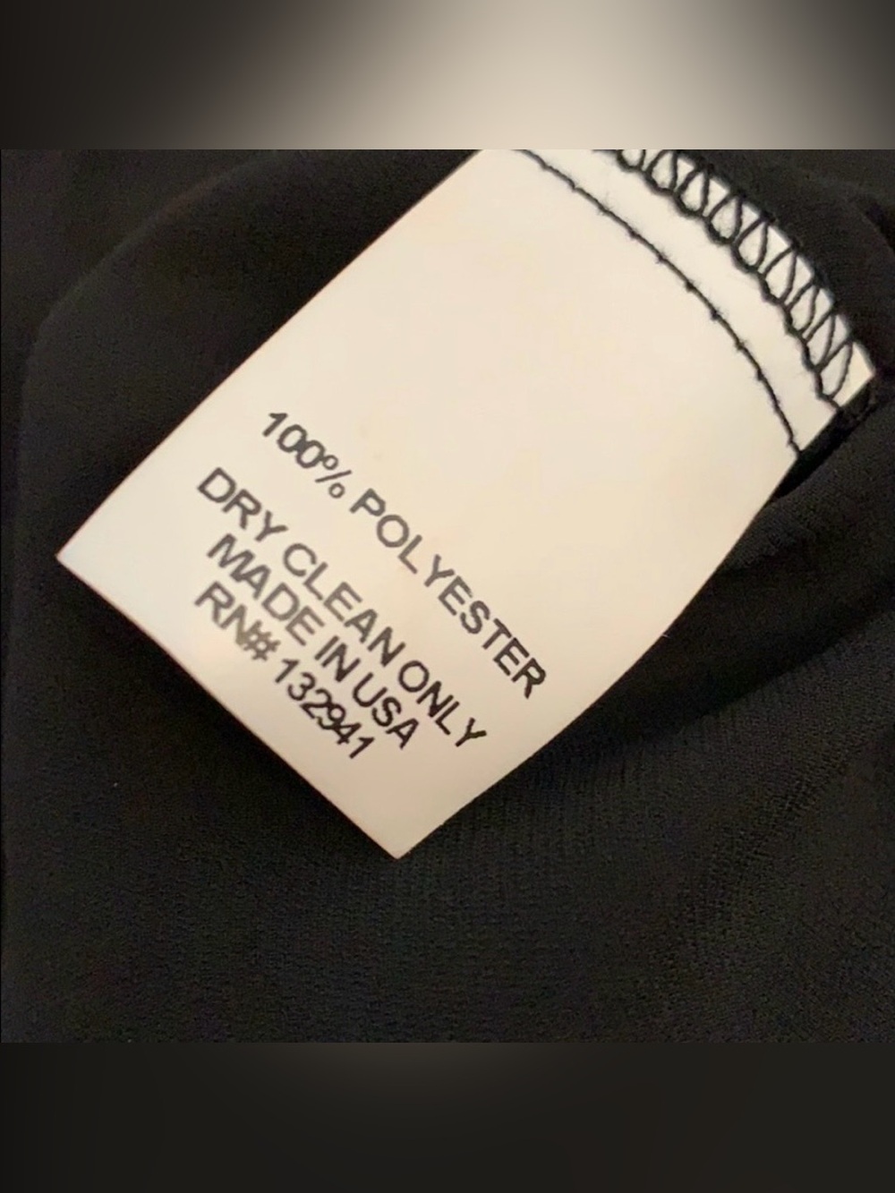 *NWOT* Amanda Uprichard Black V Neck Bell Sleeve Long Sleeve Top/Blouse (size M) - Picture 5 of 5